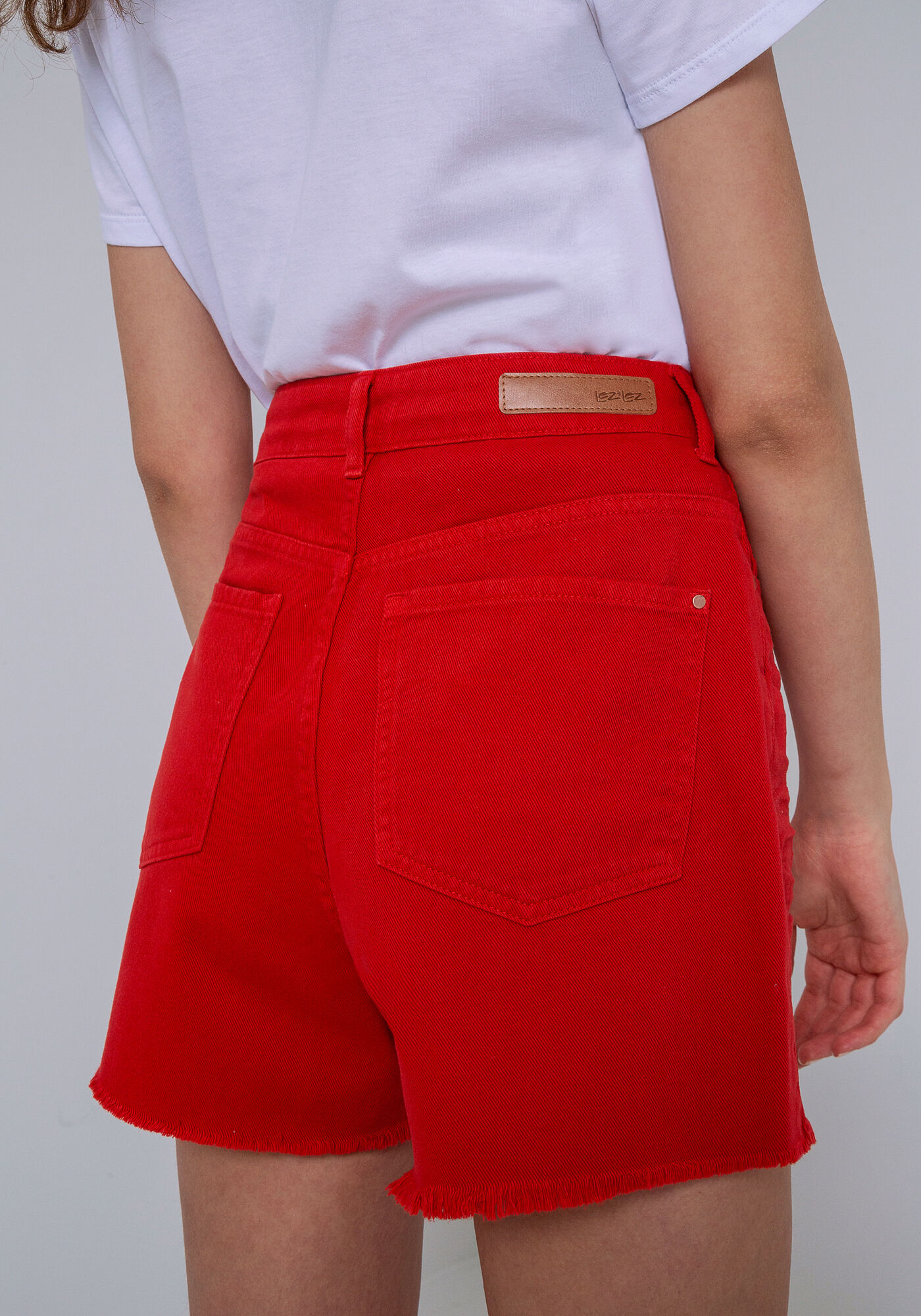 Short hot cheap pants vermelho
