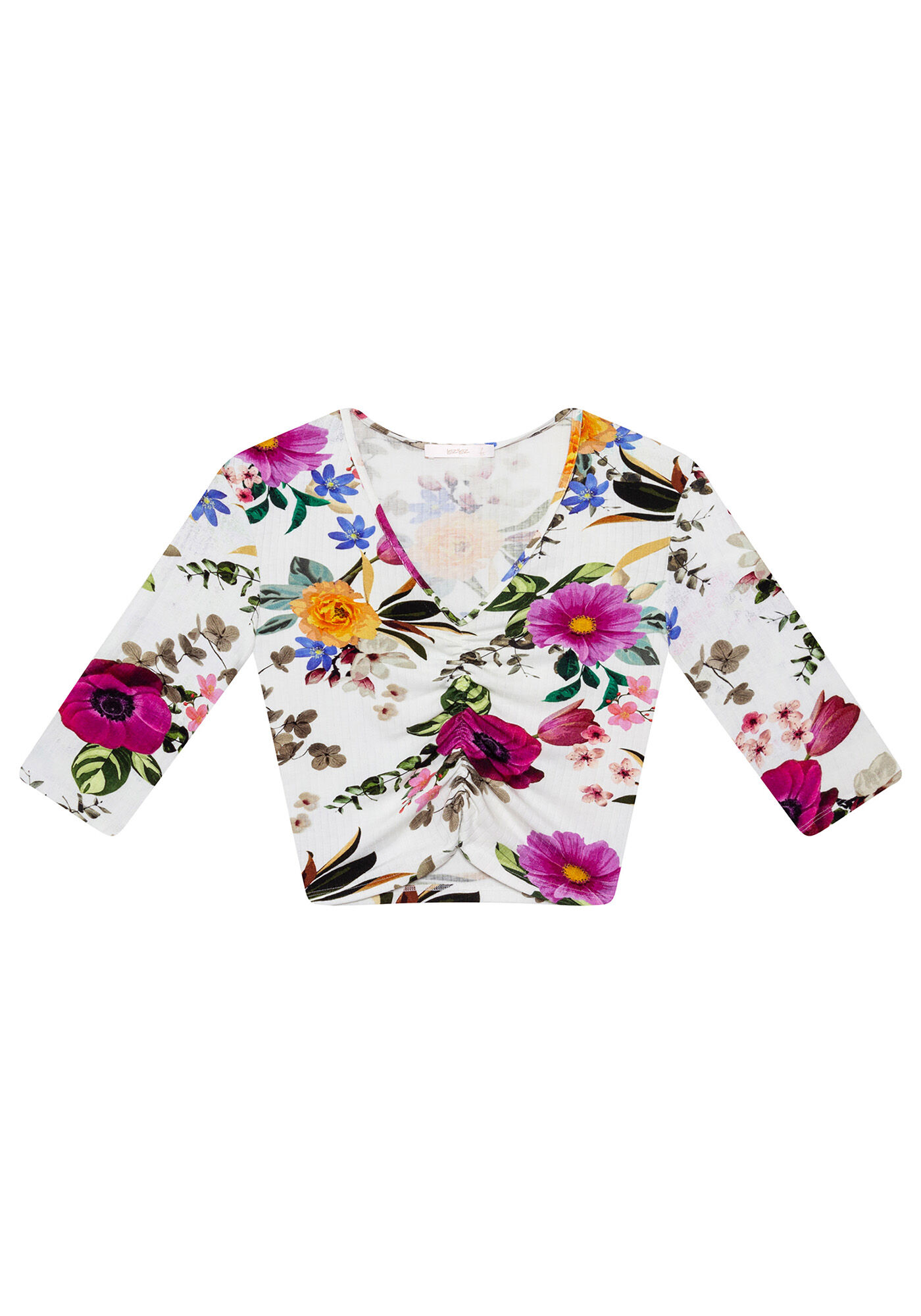 Blusa Malha Canelado Wave Cropped, , large.