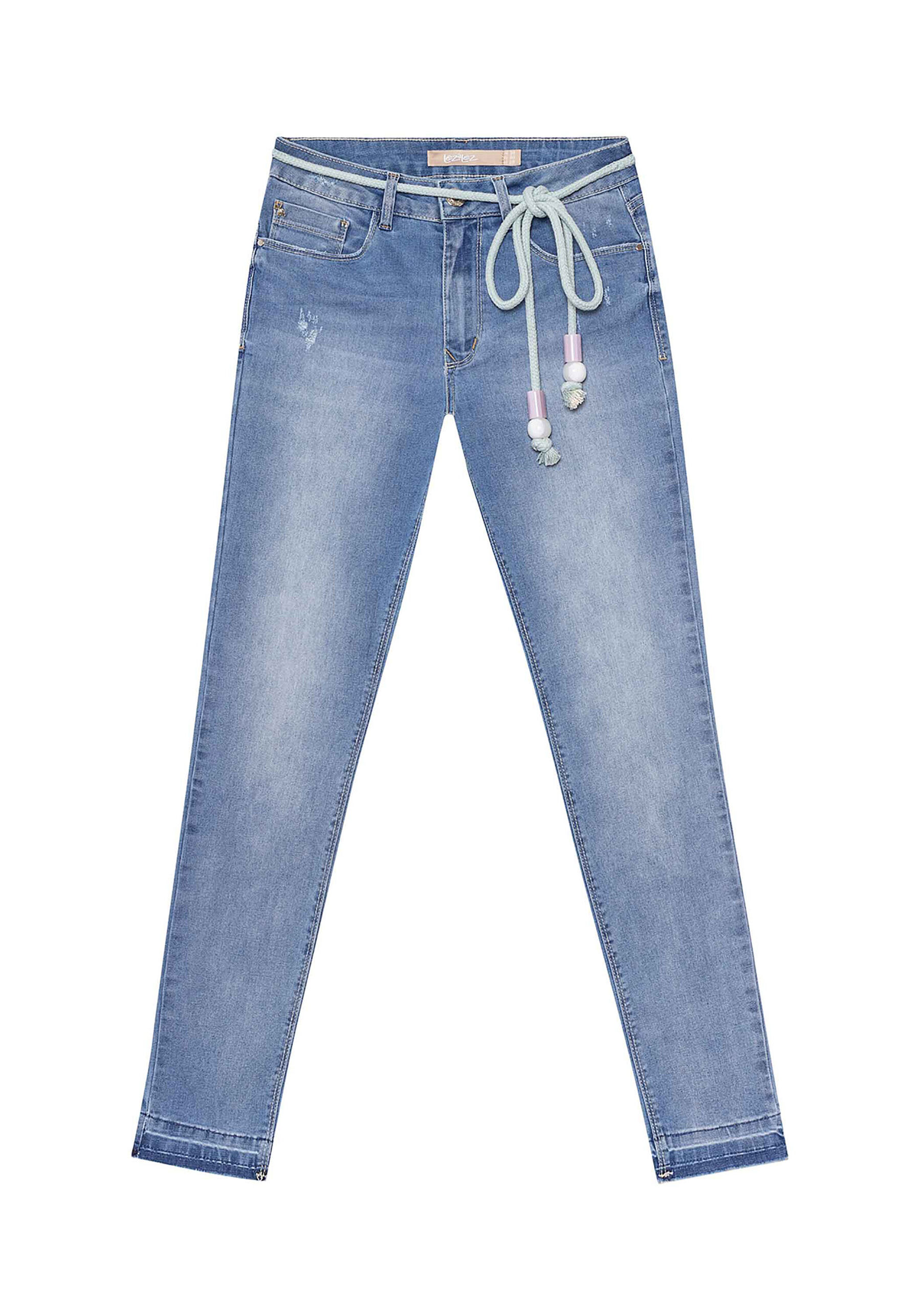 Calça Jeans Com Elastano Cropped Bali, . Calça Jeans Com Elastano Cropped Bali, , large.