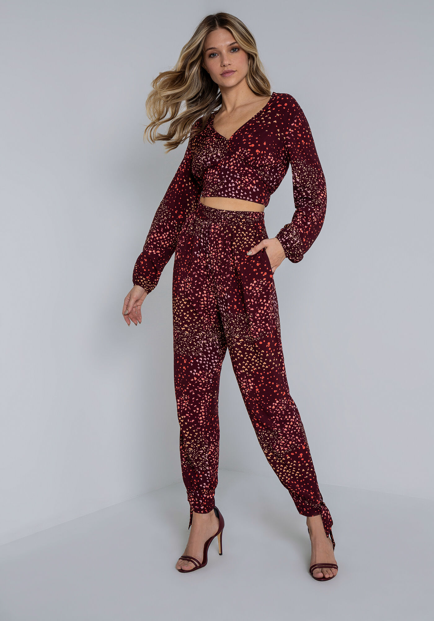 Cal&ccedil;a Jogging com La&ccedil;o Barra, , large.