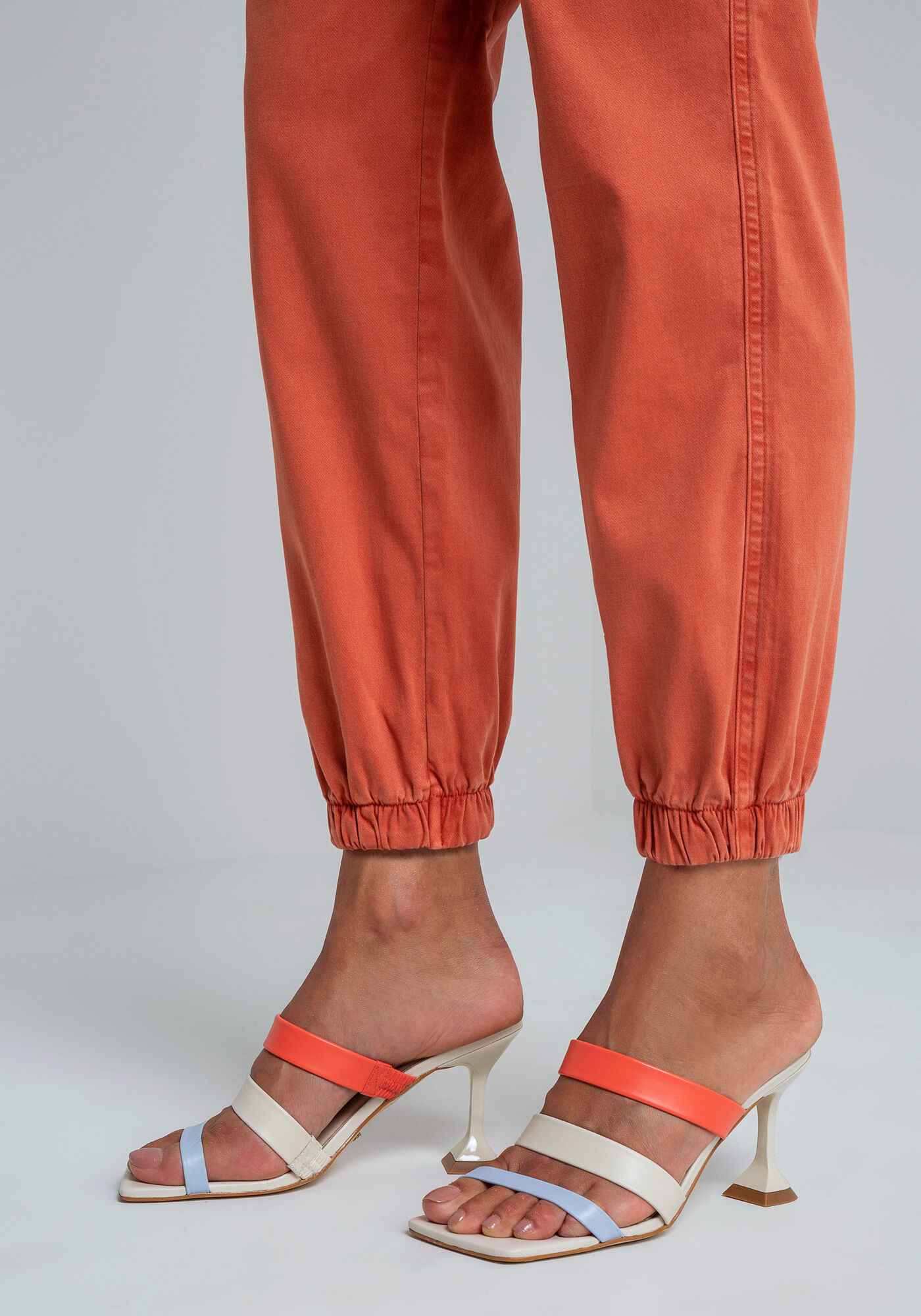 Cal&ccedil;a Sarja Jogging Cropped, LARANJA VERBENA, large.