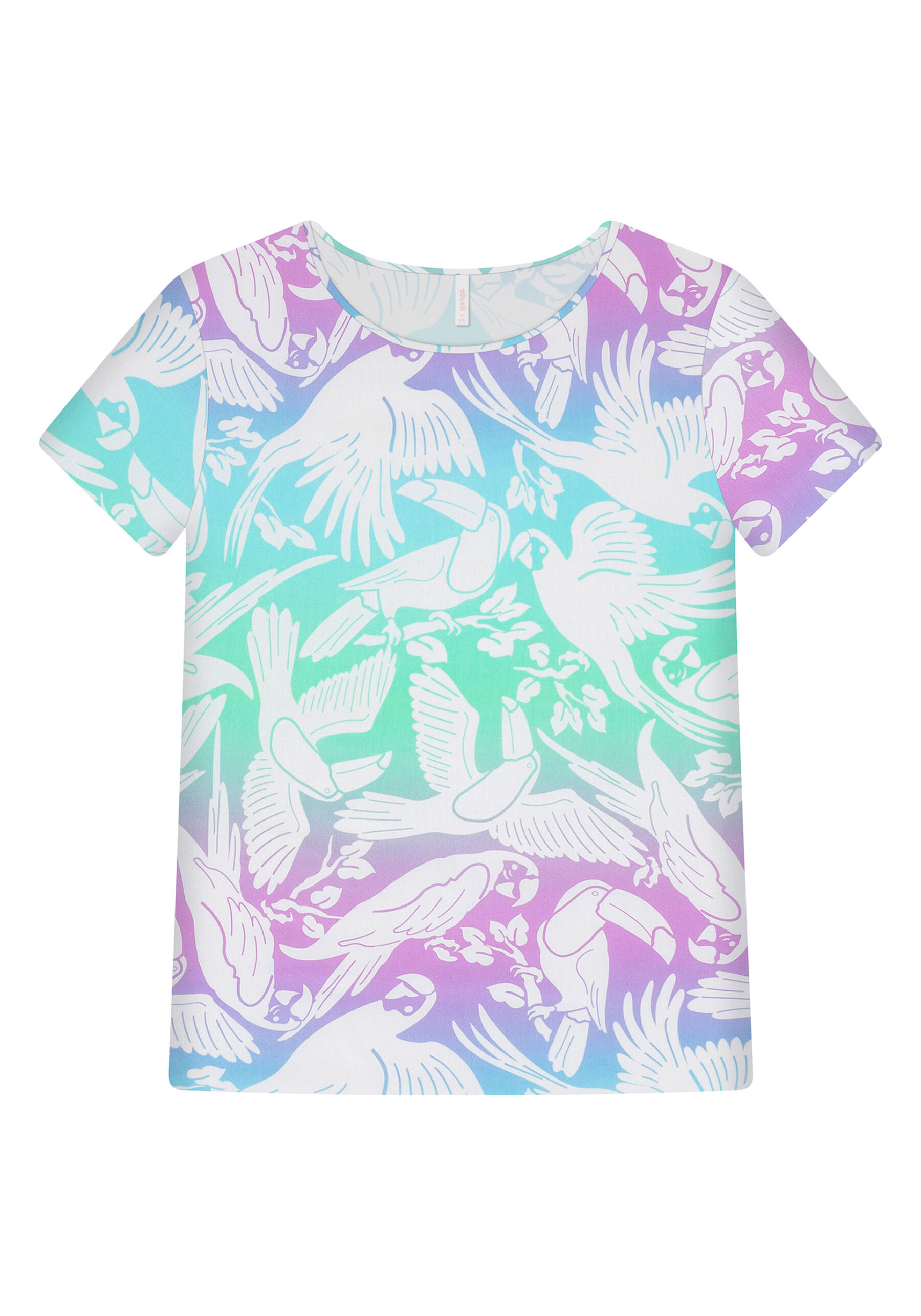 Blusa Manga Curta Estampa Axe, . Blusa Manga Curta Estampa Axe, , large.