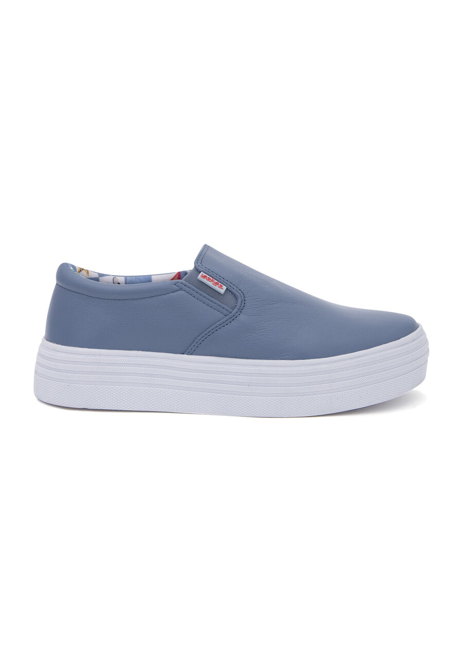 Tênis Slip On Flatform, AZUL VIOLA. Tênis Slip On Flatform, AZUL VIOLA, large.