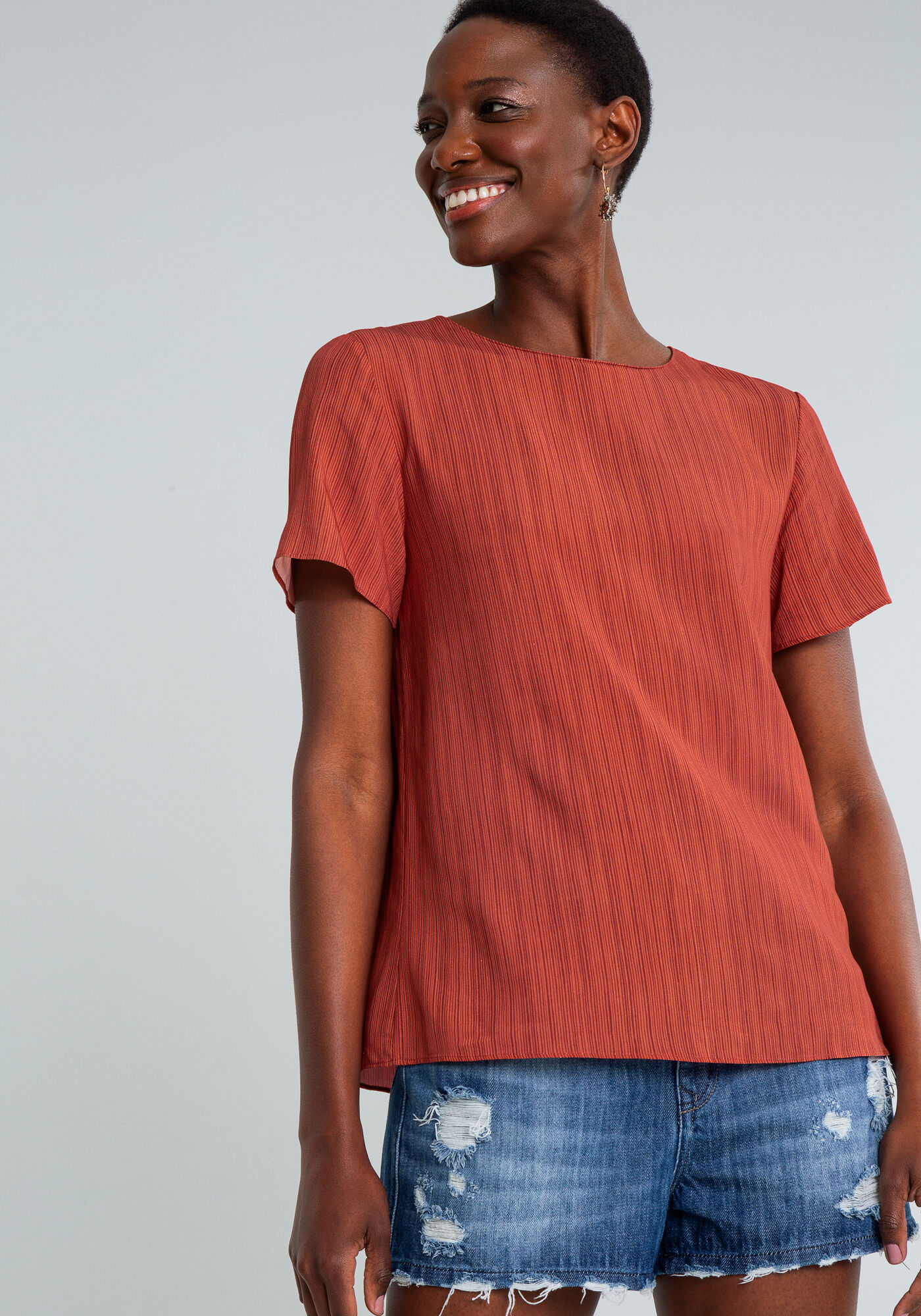 Blusa com Faixa Estampa, LINHAS, large.