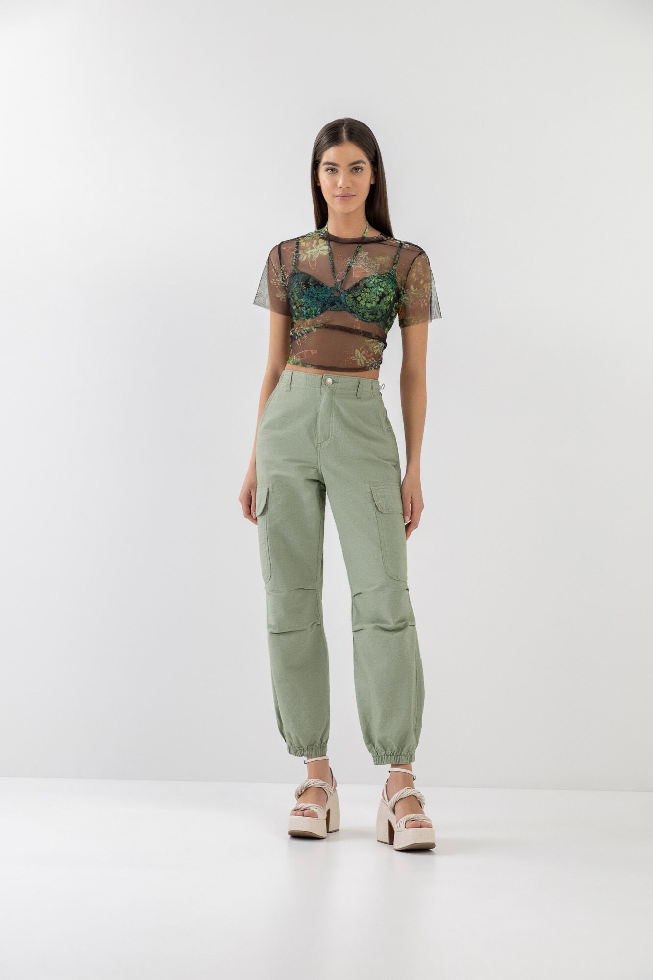 Cal&ccedil;a Cargo Parachute Sustent&aacute;vel com Regulador, , large.