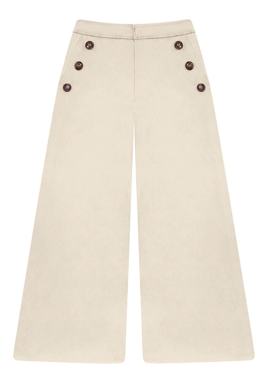 Calça Pantacourt Botões, . Calça Pantacourt Botões, , large.