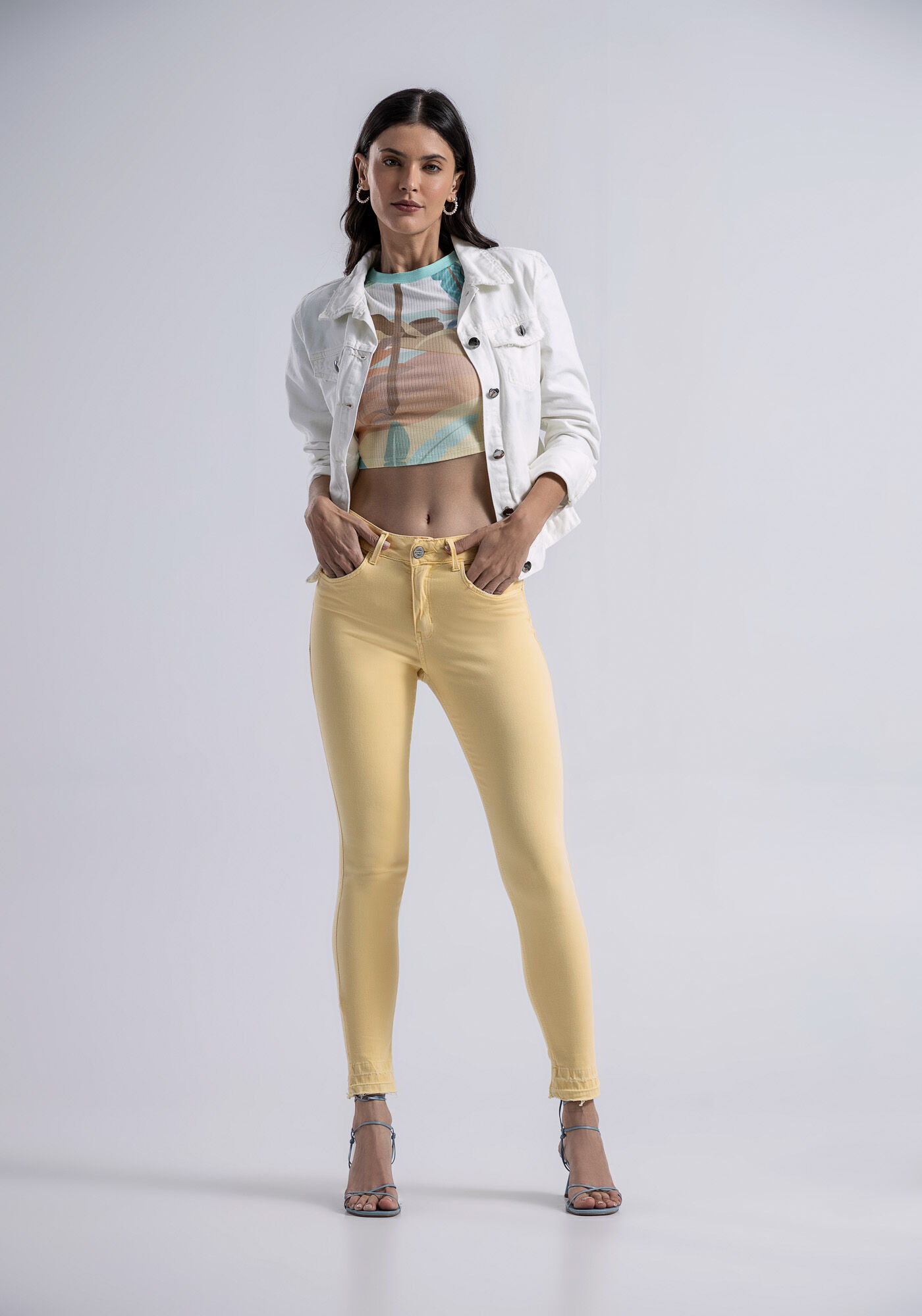 Cal&ccedil;a Sarja Skinny Bali Cropped Every Day, , large.