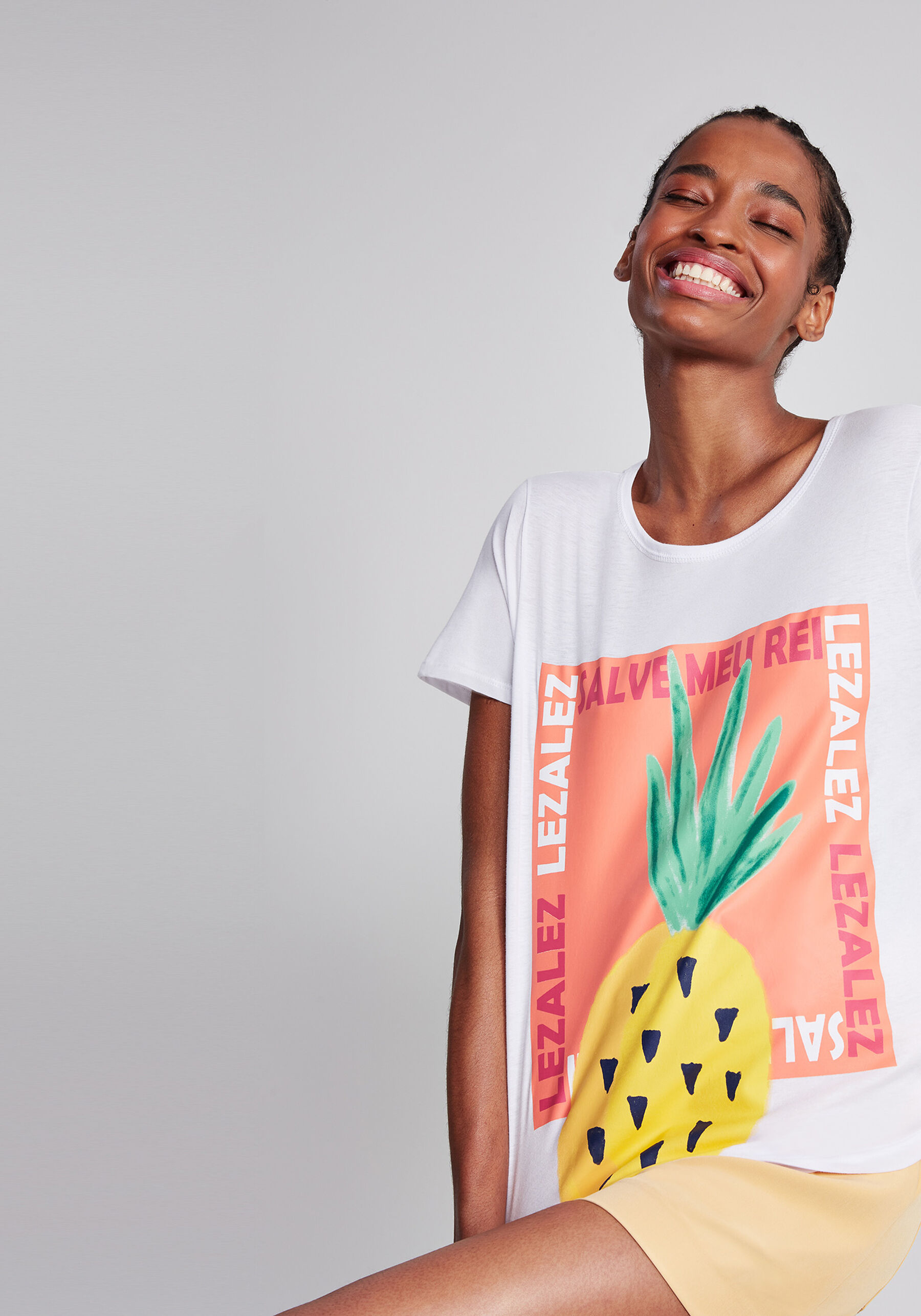 Blusa Manga Curta Estampada, . Blusa Manga Curta Estampada, , large.