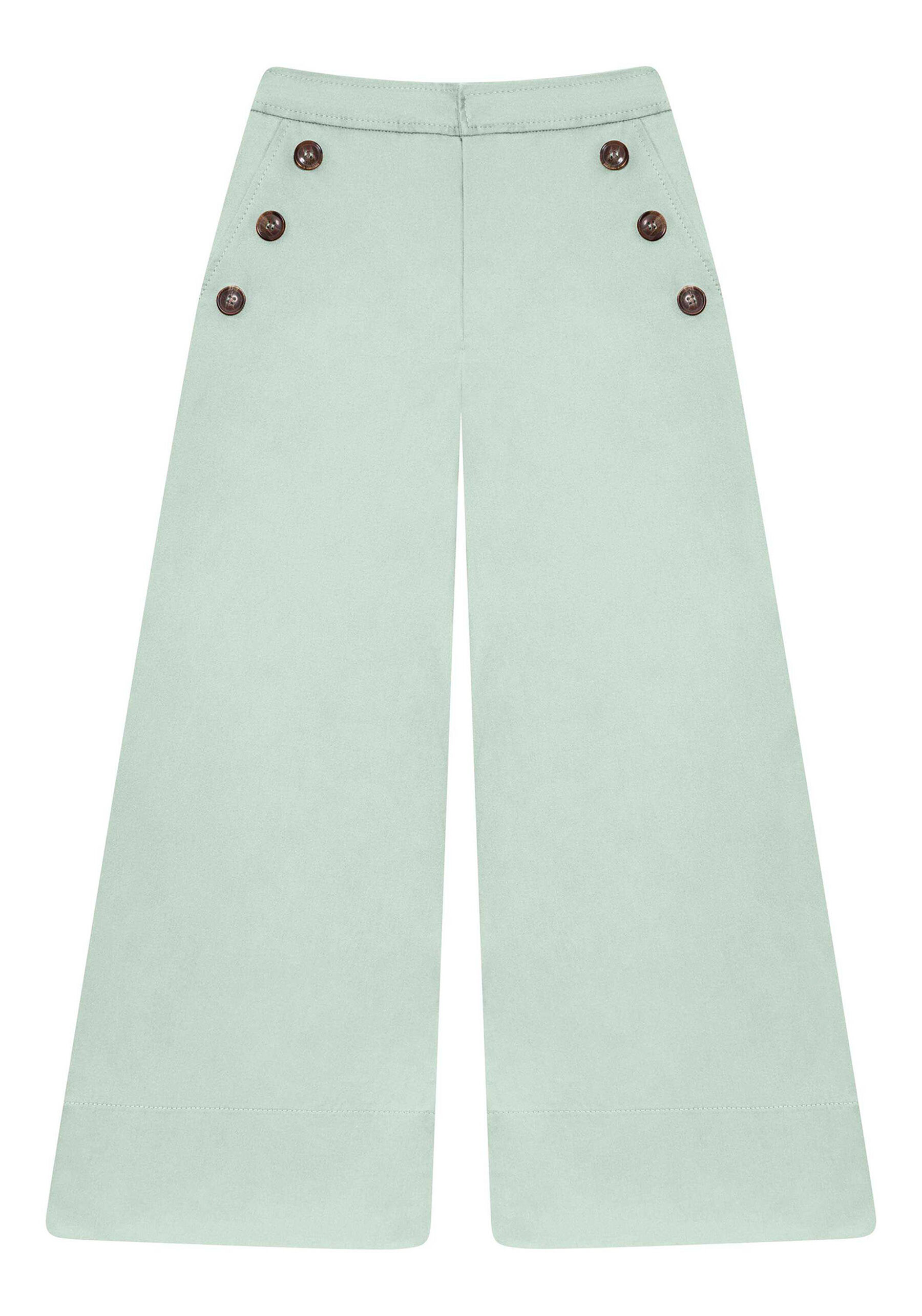 Calça Pantacourt Botões, . Calça Pantacourt Botões, , large.