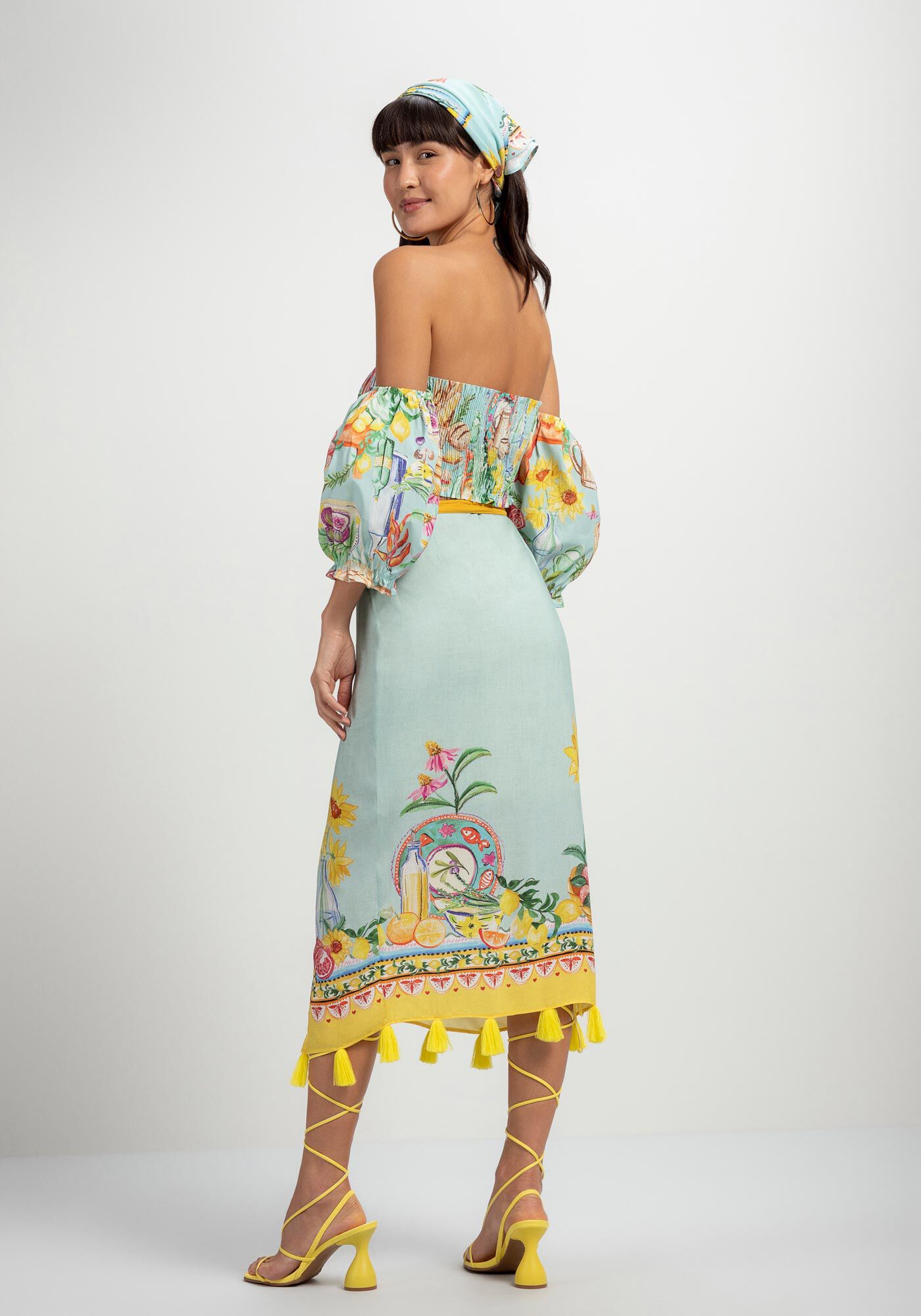 Blusa em Tricoline e Manga Bufante Remov&iacute;vel, DESAYUNO, large.