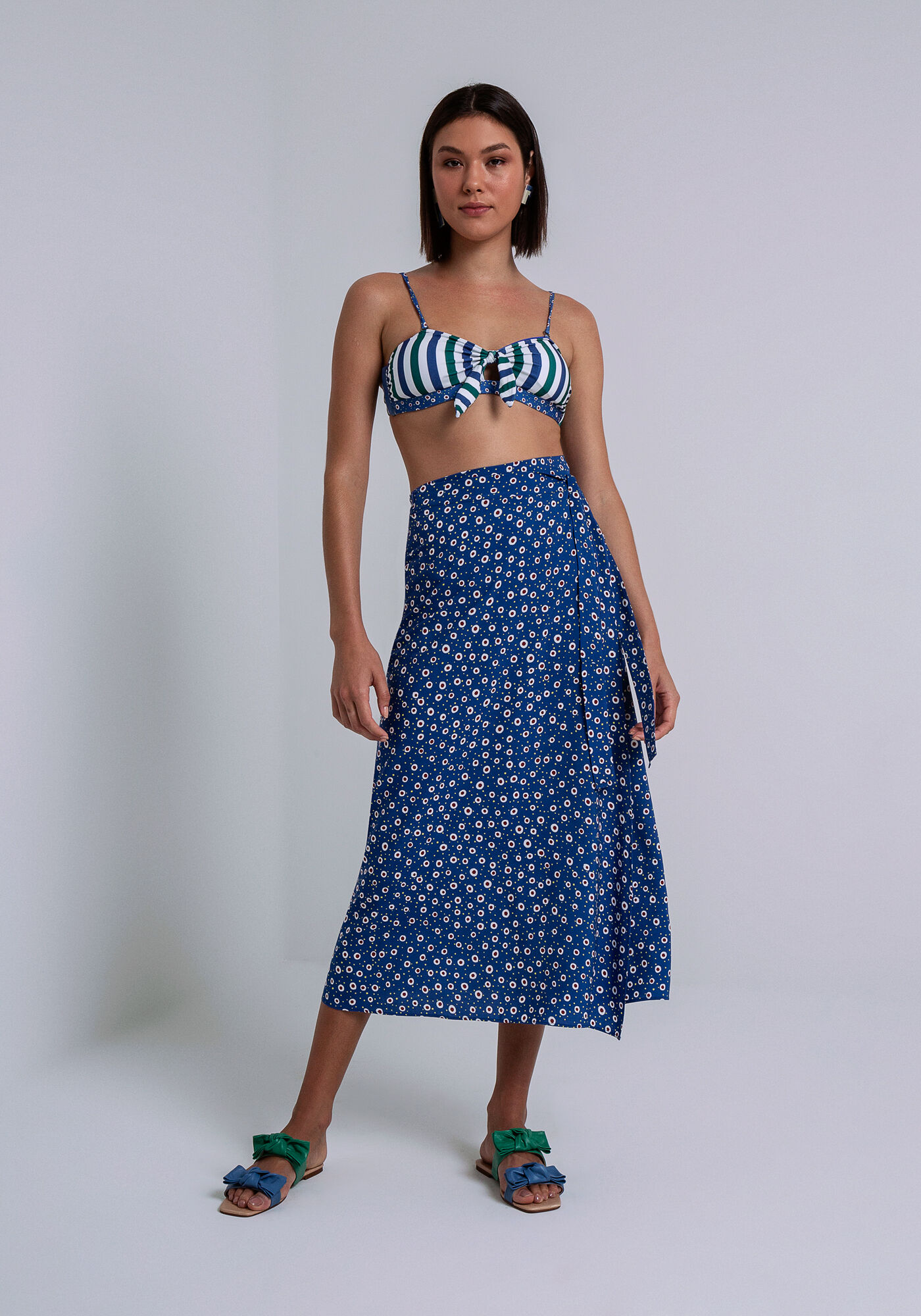 Saia midi sales saida de praia