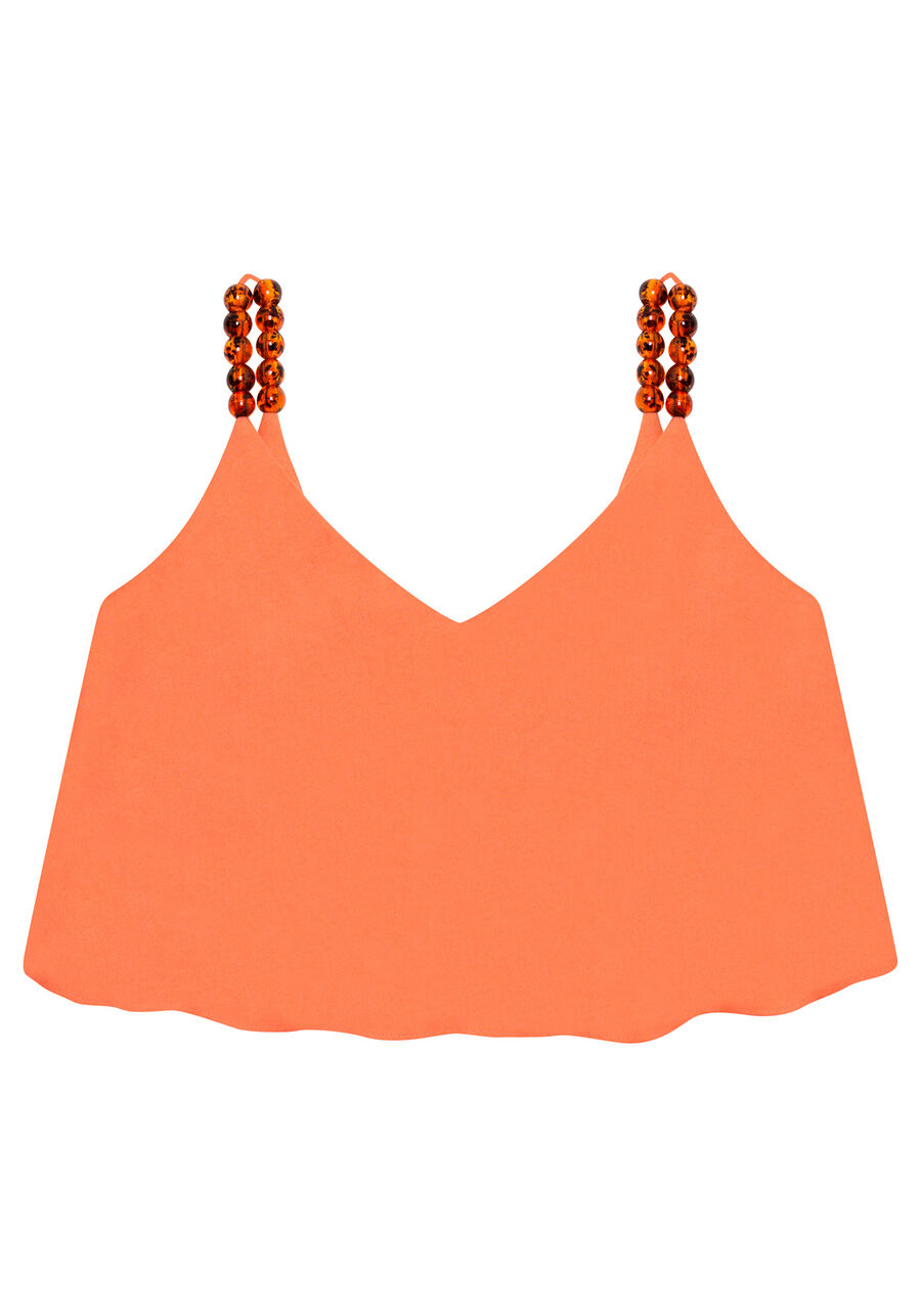 Blusa Cropped Alças Bolas, . Blusa Cropped Alças Bolas, , large.