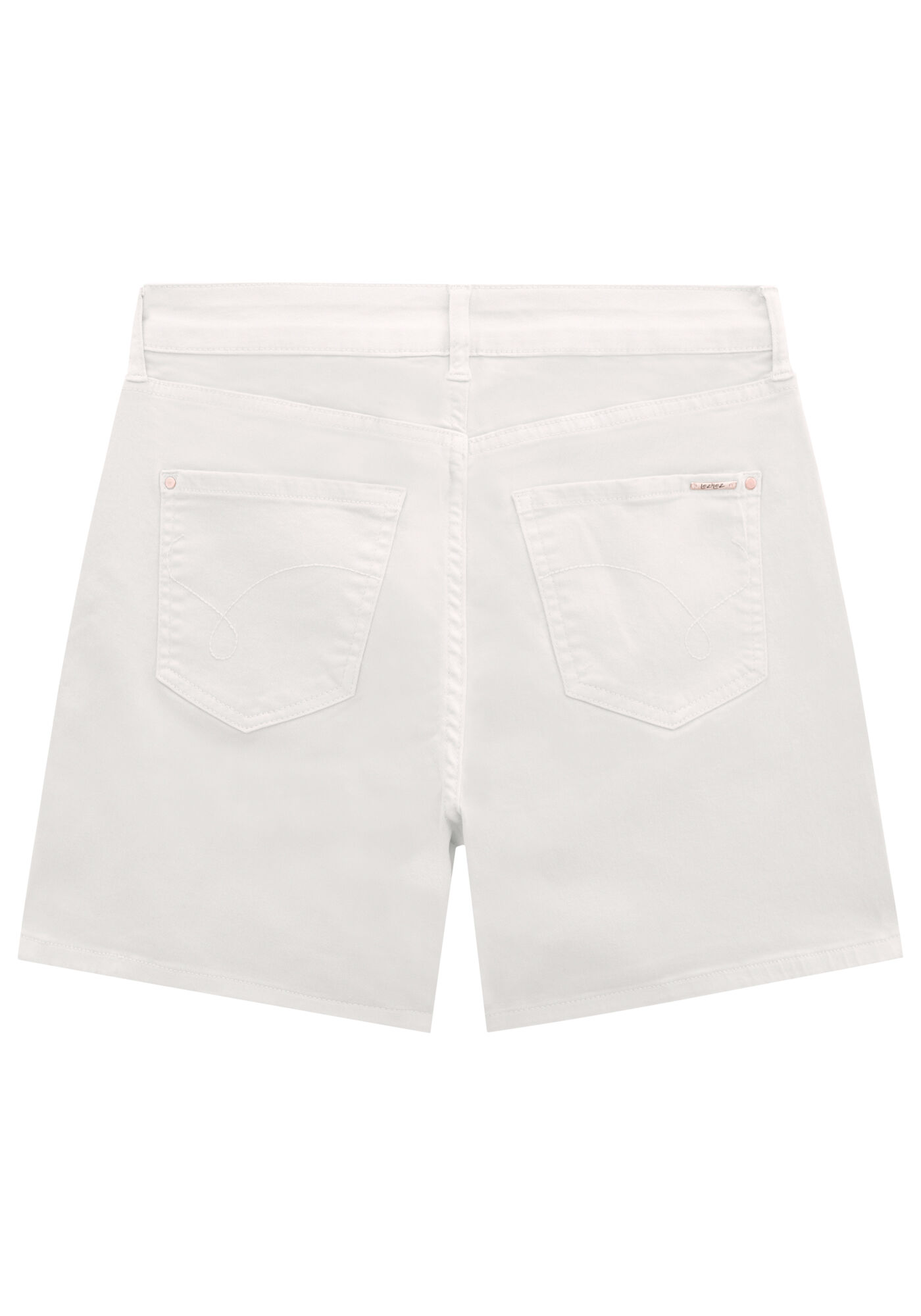 Shorts Sarja Ibiza Justo, BRANCO OFF WHITE, large.