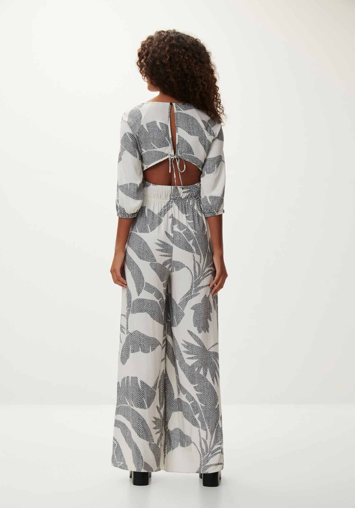 Macac&atilde;o Longo Estampado com Manga 3/4, , large.