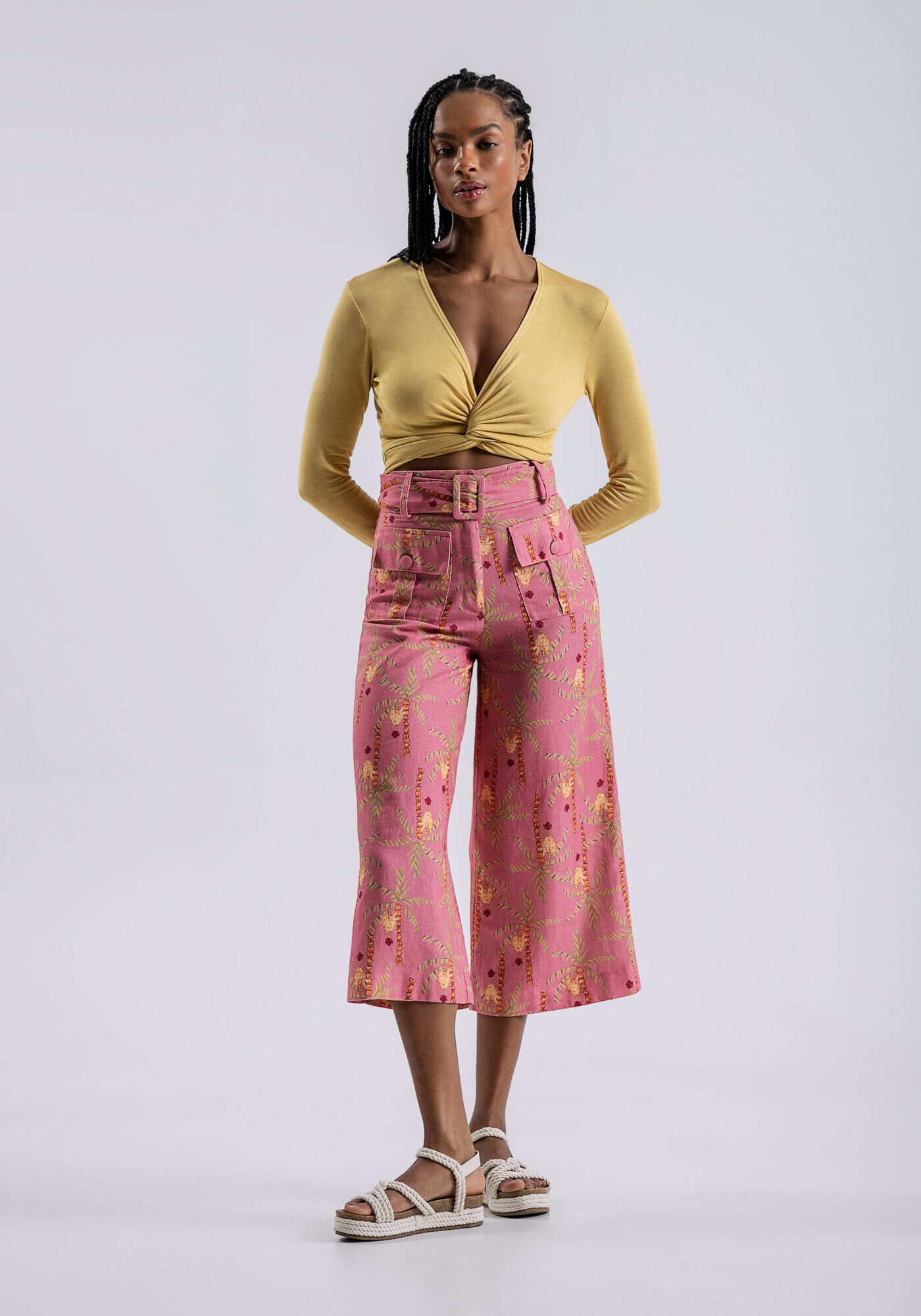 Blusa Manga LongaTranspassada, , large.