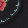 Camisa Manga Bufante com Gola Ondulada Bordada, PRETO REATIVO, swatch.