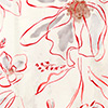 Vestido Longo Transpassado Frente Única Com Decote Em V, FLORADA BEGE, swatch.