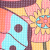Chinelo Borracha Estampado, AMARELO ANTIQUE MOSS, swatch.