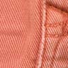 Saia Curta em Sarja com Lenço Estampado, MARROM OXIDO, swatch.