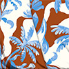 Top Estampado De Alças Com Decote Em V, AQUARELA MAXI MARROM, swatch.