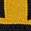 Blusão em Tricô com Bloco de Cores, PRETO REATIVO, swatch.
