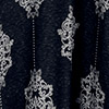 Vestido Estampado Assimétrico Com Mangas Longas E Amarração, CUTWORK MARINHO, swatch.