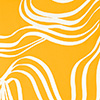 Vestido Curto Estampado em Crepe com Detalhe Costas, TRAILS LARANJA, swatch.