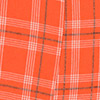 Colete Alongado Xadrez Com Bolsos E Botões Frontais, MINI PLAID LARANJA, swatch.
