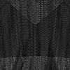 Blusa Manga 3/4 Bufante Renda, PRETO, swatch.