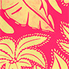 Blusa Estampada De Um Ombro Só Com Manga Longa, FOLHAGENS ROSA, swatch.