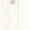 Camisa Manga Longa em Tricoline Oversized, BRANCO OFF WHITE, swatch.