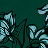 Blusa Curta Estampada Com Mangas Longas E Franzidos, ANEMONE VERDE, swatch.