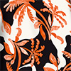 Camisa Estampada De Mangas Longas Transpassada, AQUARELA MAXI PRETO, swatch.
