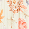 Vestido Longo Estampado Com Franjas Na Barra, FLORA BEGE, swatch.
