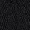 Blusa Cropped em Tricô com Decote V, PRETO REATIVO, swatch.