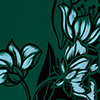 Blusa Alongada Estampada Sem Mangas Com Amarração, ANEMONE VERDE, swatch.