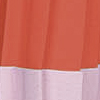 Saia Midi Plissada com Recorte Duo, LARANJA MEXICO, swatch.