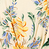 Blusa Estampada De Mangas Curtas Com Amarração, SUNFLOWER AMARELO, swatch.