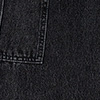 Calça Jeans Preta Wide Leg Cargo com Cintura Alta, PRETO REATIVO, swatch.