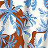 Vestido Longo Fluido Estampado Saída De Praia, AQUARELA MAXI MARROM, swatch.