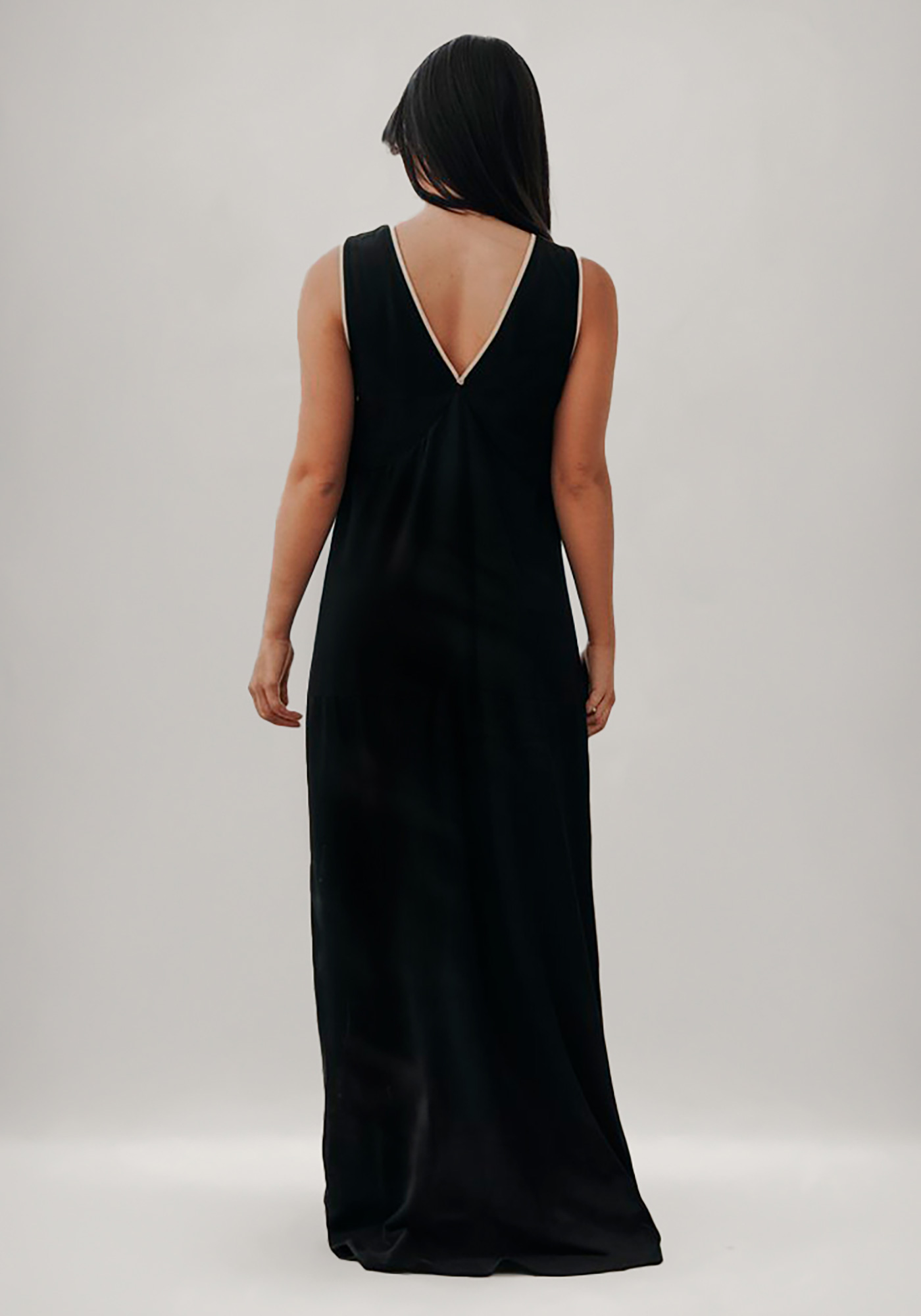 ワンピース Lona ribbon long dress front ribbon dress – BUNNY APARTMENT