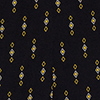 Macacão Longo Estampado Transpassado De Mangas Curtas, PATTERN PRETO, swatch.