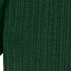 Blusa Básica De Mangas Curtas Em Malha Canelada, VERDE COOPER, swatch.
