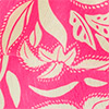 Top Biquíni Estampado Com Bojo Removível E Argolas, FOLHAGENS ROSA, swatch.