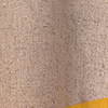 Saia Midi Evasê Bicolor em Linho com Bolsos, AMARELO ANGUS, swatch.