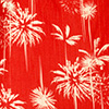 Vestido Longo Estampado em Viscose com Lurex, DATE PALMS VERMELHO, swatch.