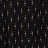 Vestido Estampado Chá De Mangas Longas Com Decote Em V, PATTERN PRETO, swatch.