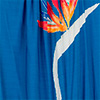 Vestido Longo Estampado Um Ombro Só Com Amarração, STRELIZIA MINI AZUL, swatch.