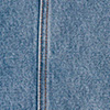Calça Reta Jeans Com Cinto E Cintura Alta, JEANS, swatch.