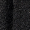 Camisa Jeans Curta De Mangas Longas Com Aplicações De Strass, PRETO, swatch.